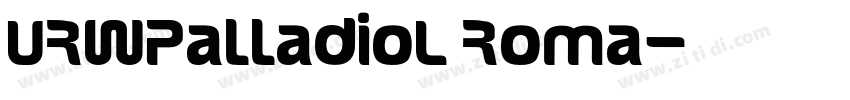 URWPalladioL Roma字体转换